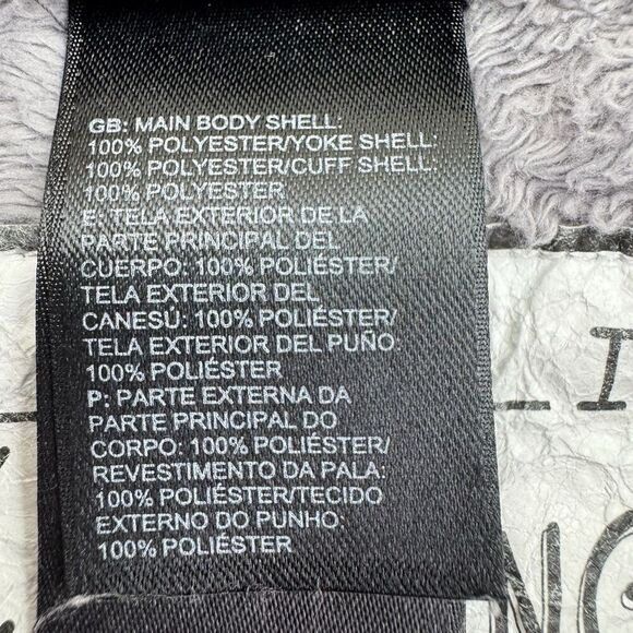 The North Face Oso Full Zip Fleece Hoodie Jacket Gray Pink Girls Large 14 / 16 - Picture 6 of 8